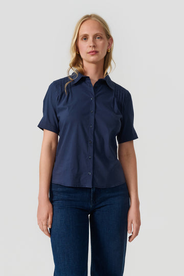 Carla shirt dark blue