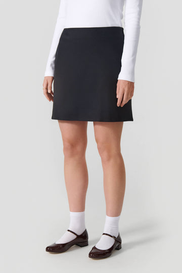 Julie skirt anthracite wool mix