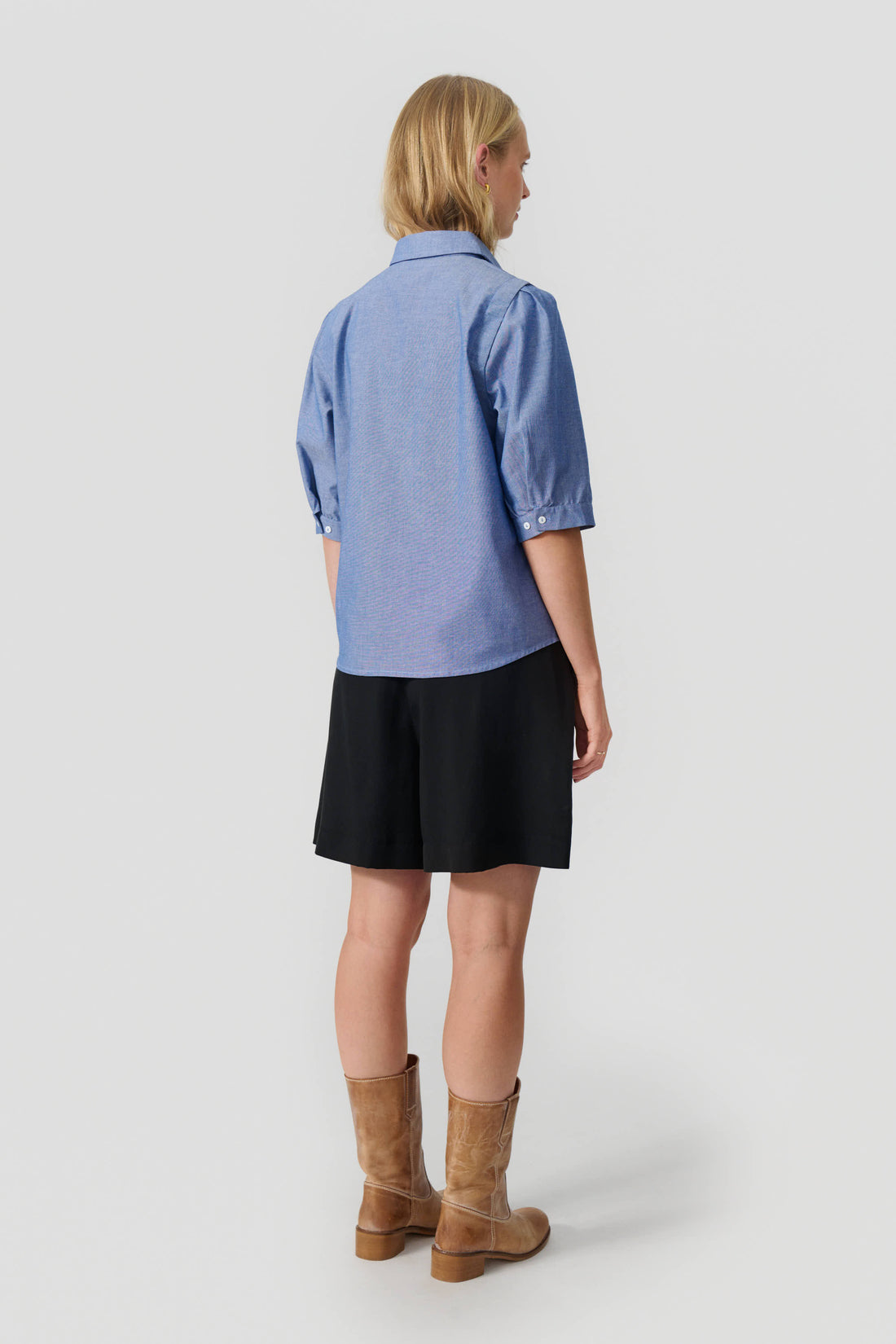 Rosa shirt blue melange
