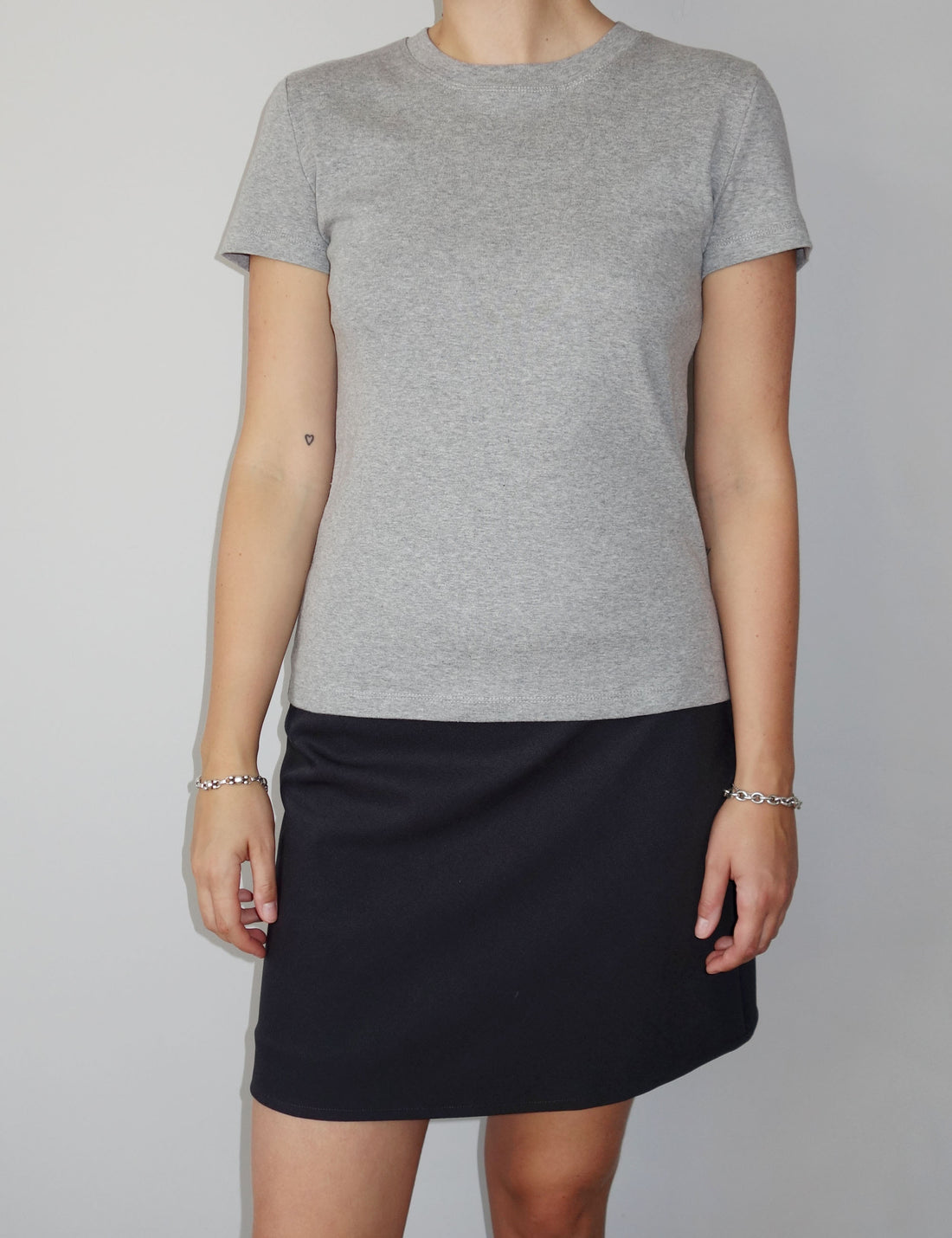 Sabine t-shirt grey melange