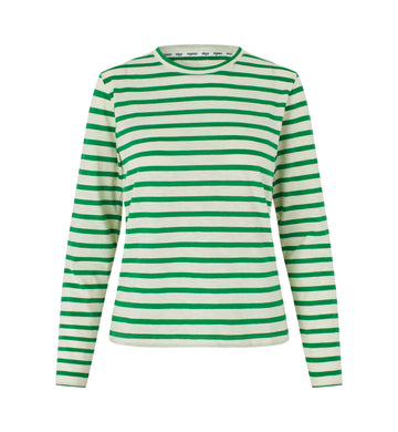 Liu short sleeve t-shirt red/cream stripe