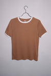 Stella t-shirt grey melange/warm yellow