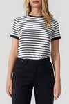 Stella t-shirt off white/red