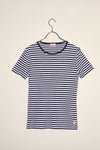 T-shirt cotton/linen navy