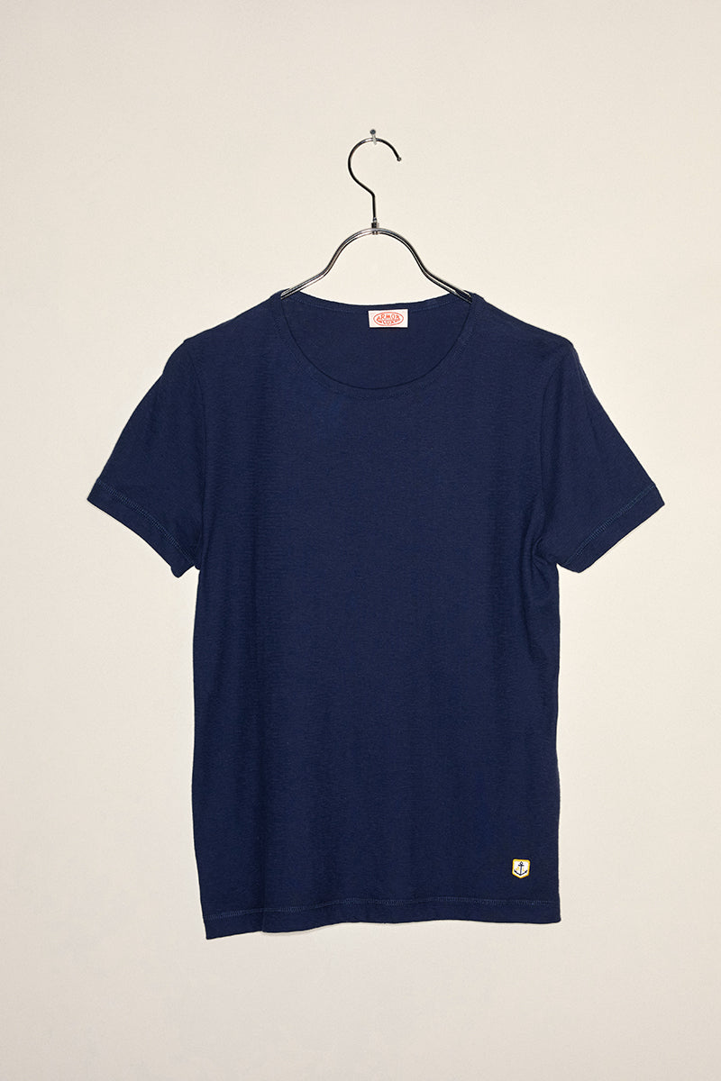 T-shirt cotton/linen navy