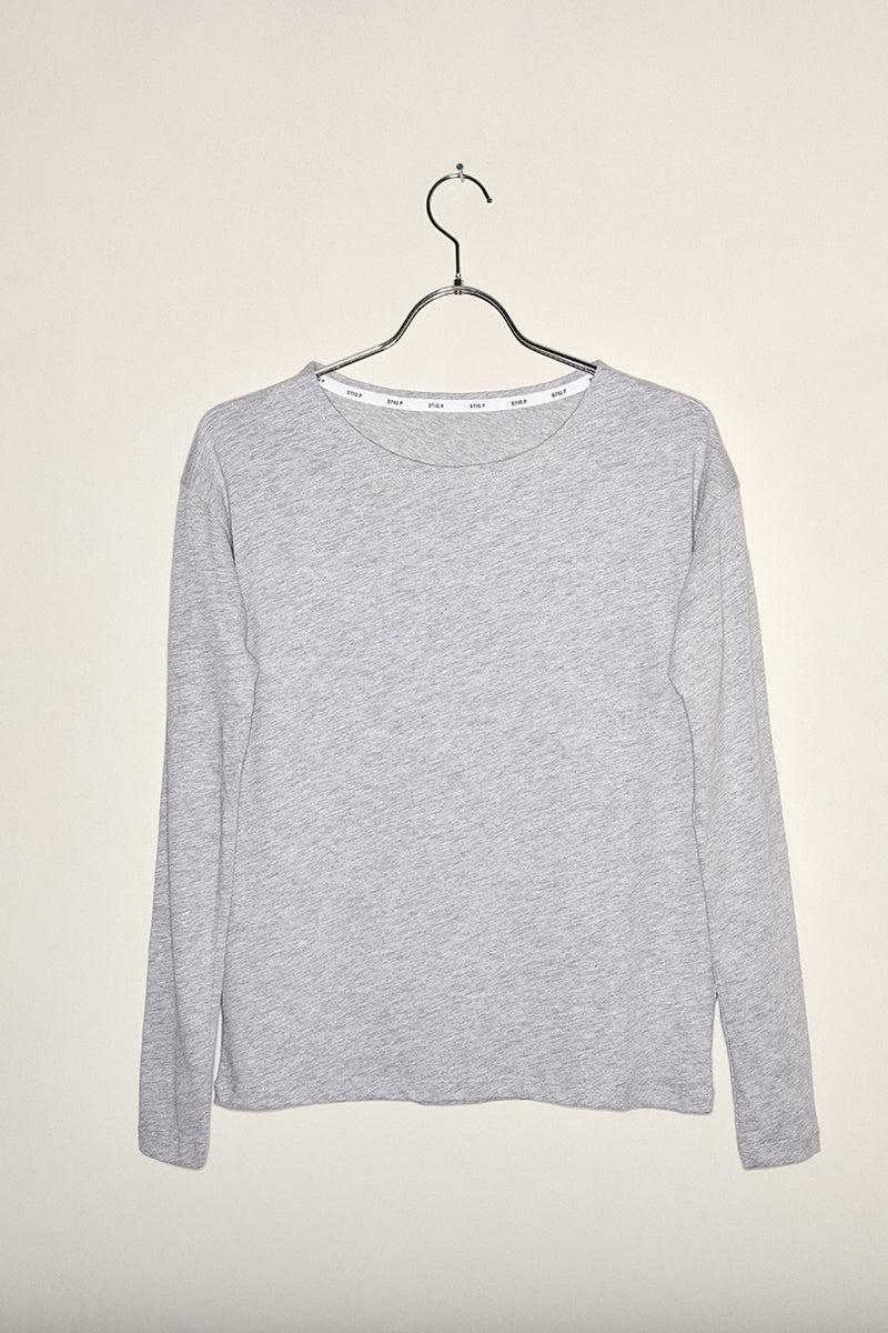 Dorrie long sleeve t-shirt grey melange