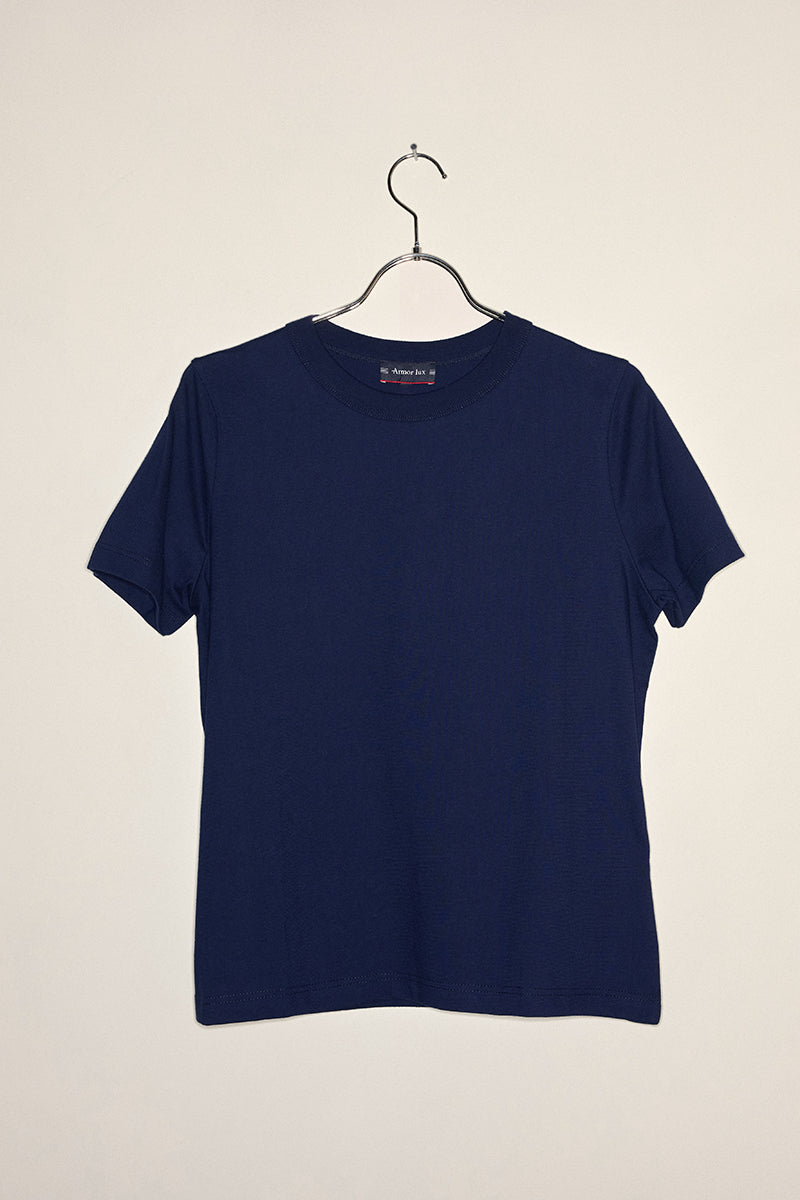 T-shirt organic cotton navy