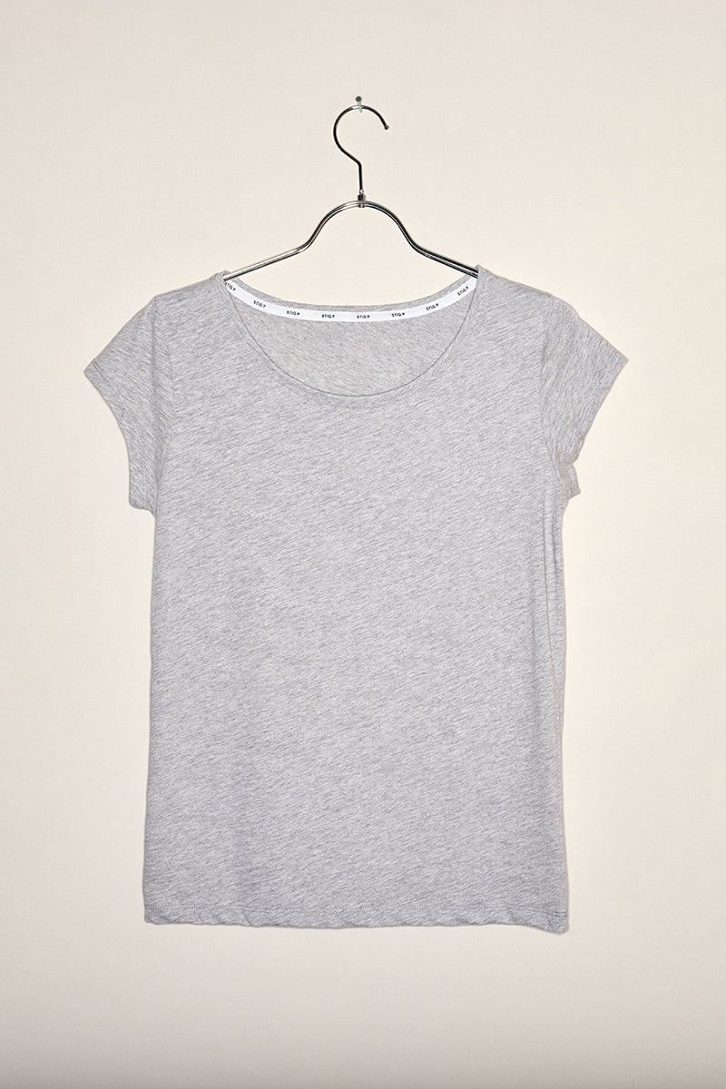 Liu short sleeve t-shirt grey melange