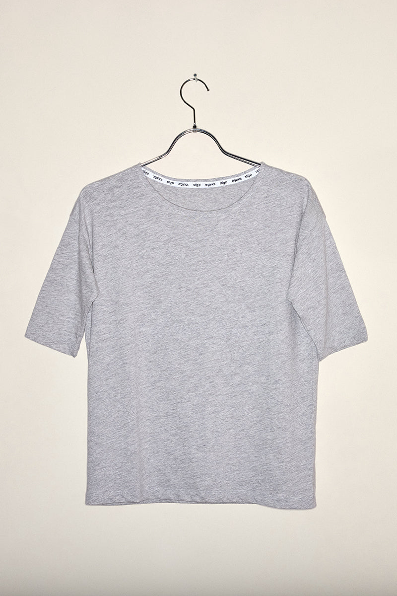 Louisa short sleeve t-shirt grey melange