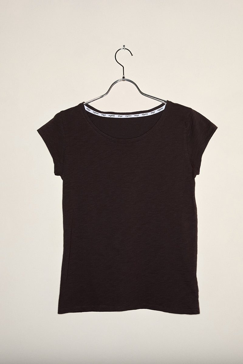 Liu short sleeve t-shirt dark brown