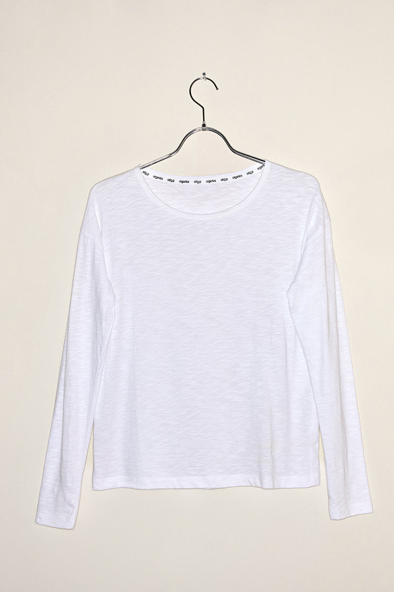 Dorrie long sleeve t-shirt white
