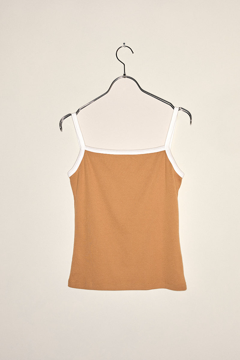 Aya top cappuccino/off-white