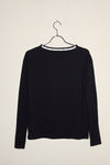 Dorrie long sleeve t-shirt navy