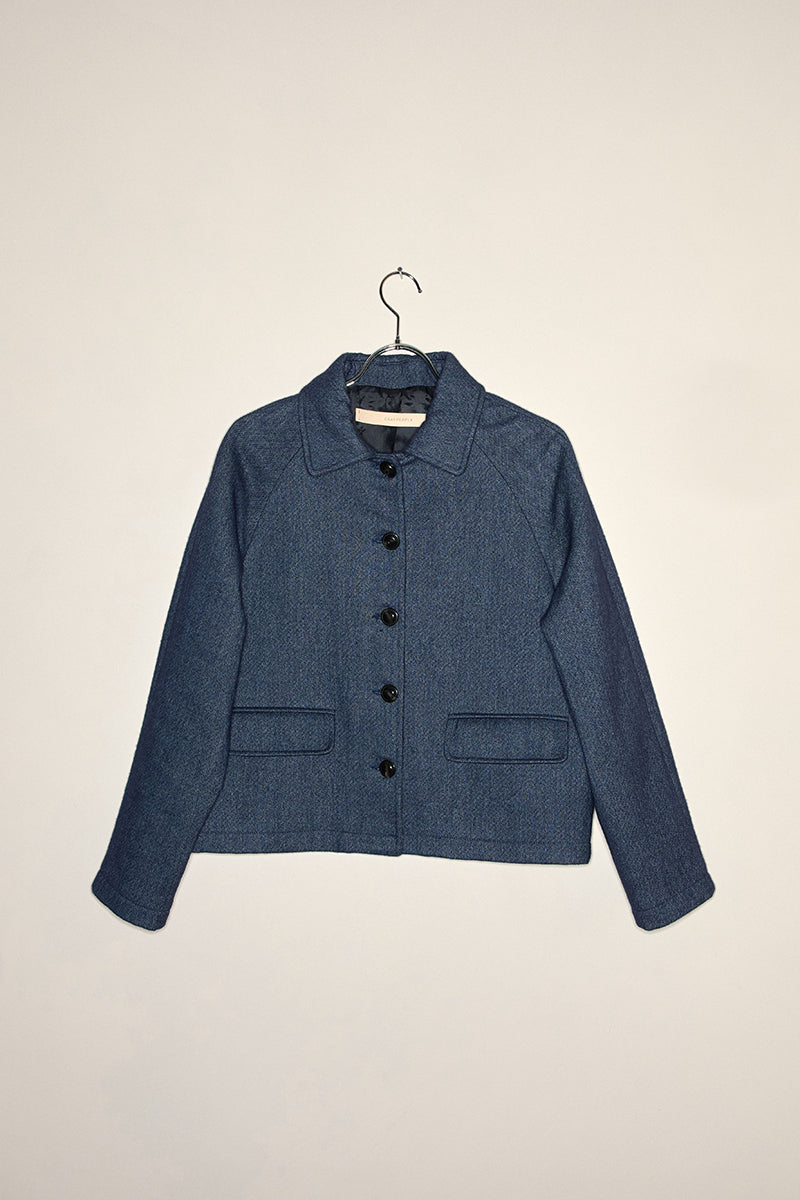 Kristine jacket wool/cotton denim