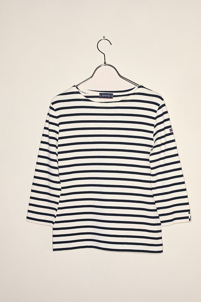 Mariniere passarelle femme t-shirt off white/navy