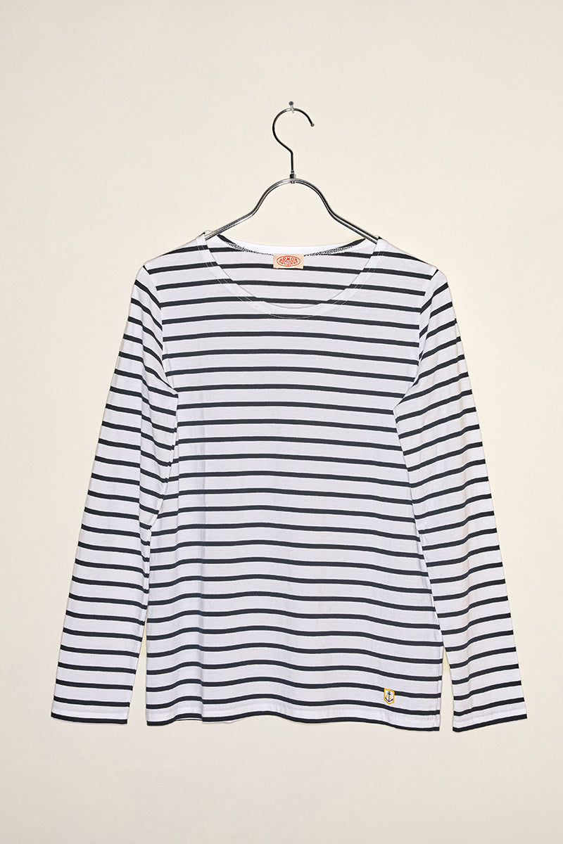 Mariniere plozevet femme t-shirt white/navy