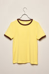 Stella t-shirt grey melange/warm yellow