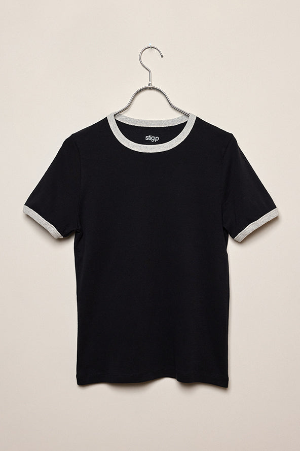 Stella t-shirt black/grey melange