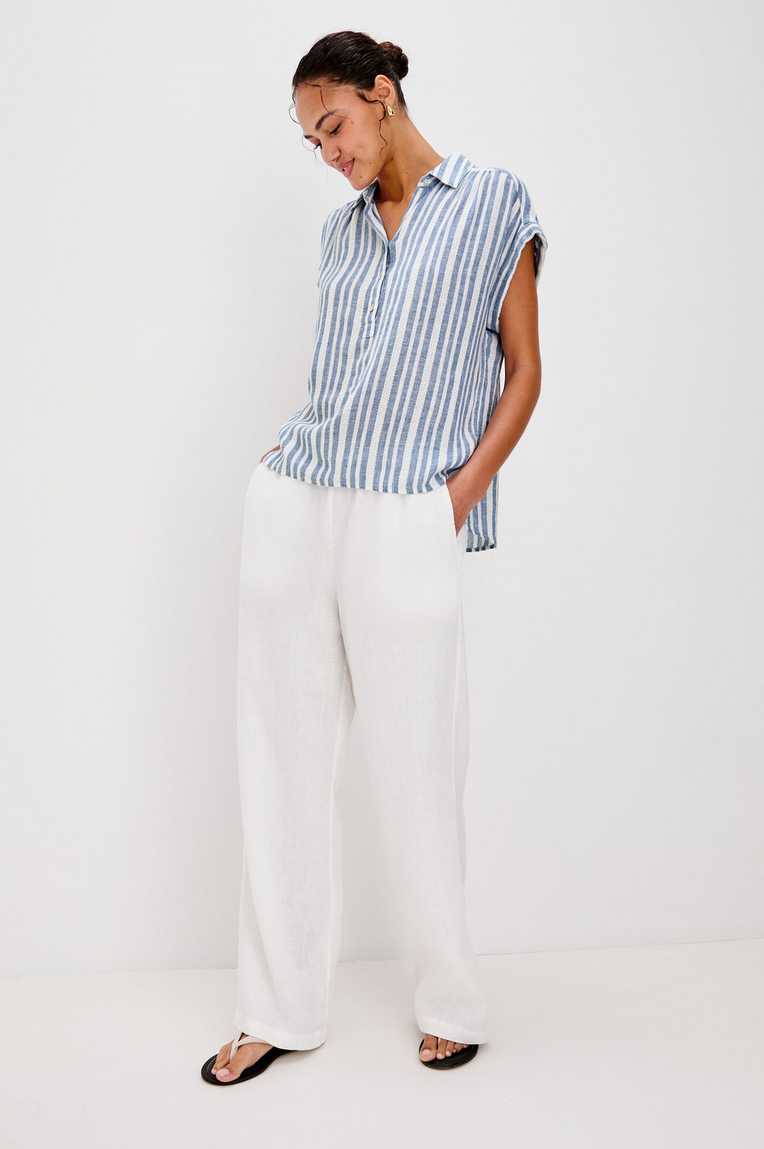 Tuscany top jalisco stripe