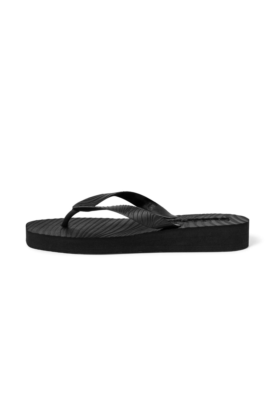 Tapered medium high platform black
