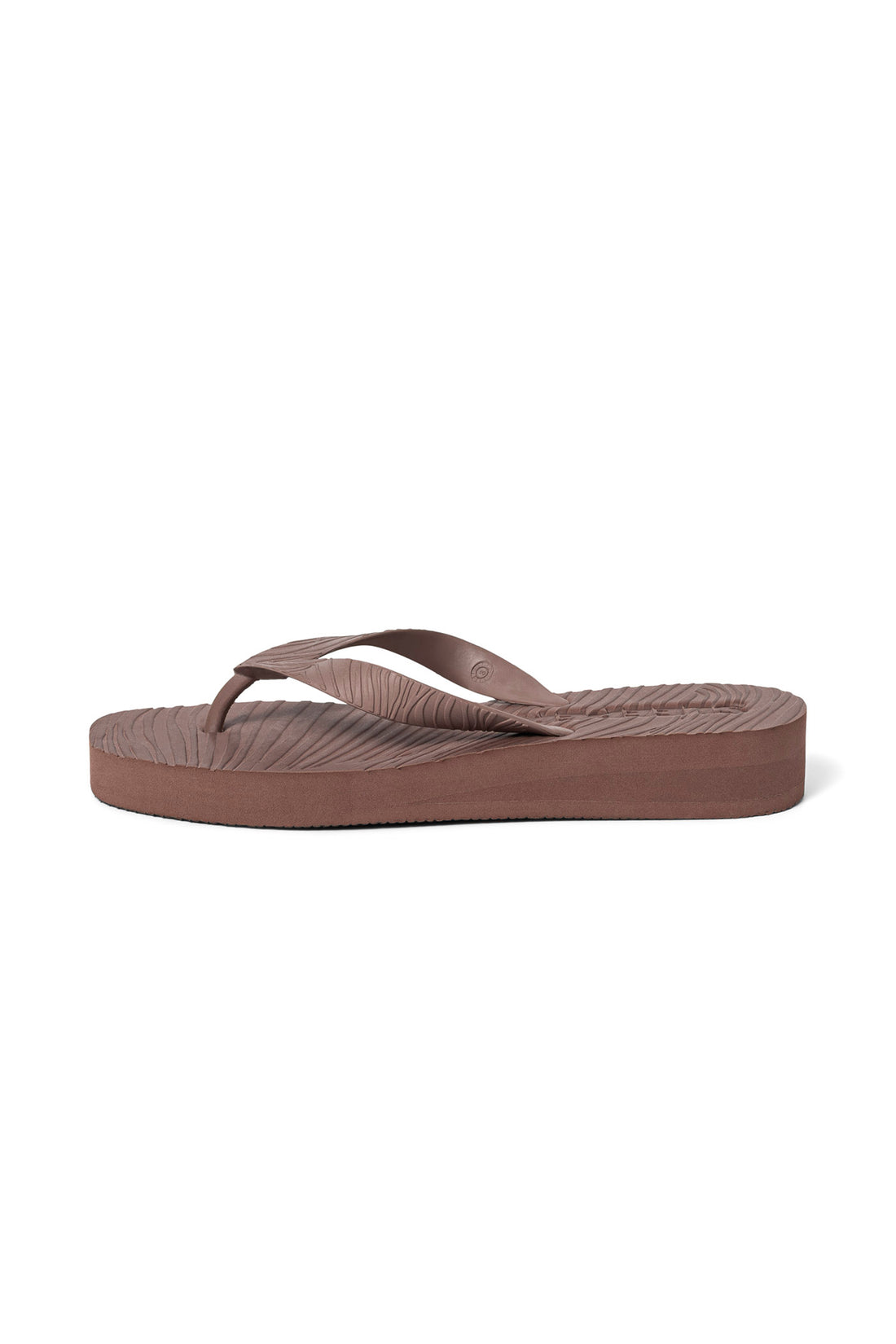 Tapered medium high platform brown