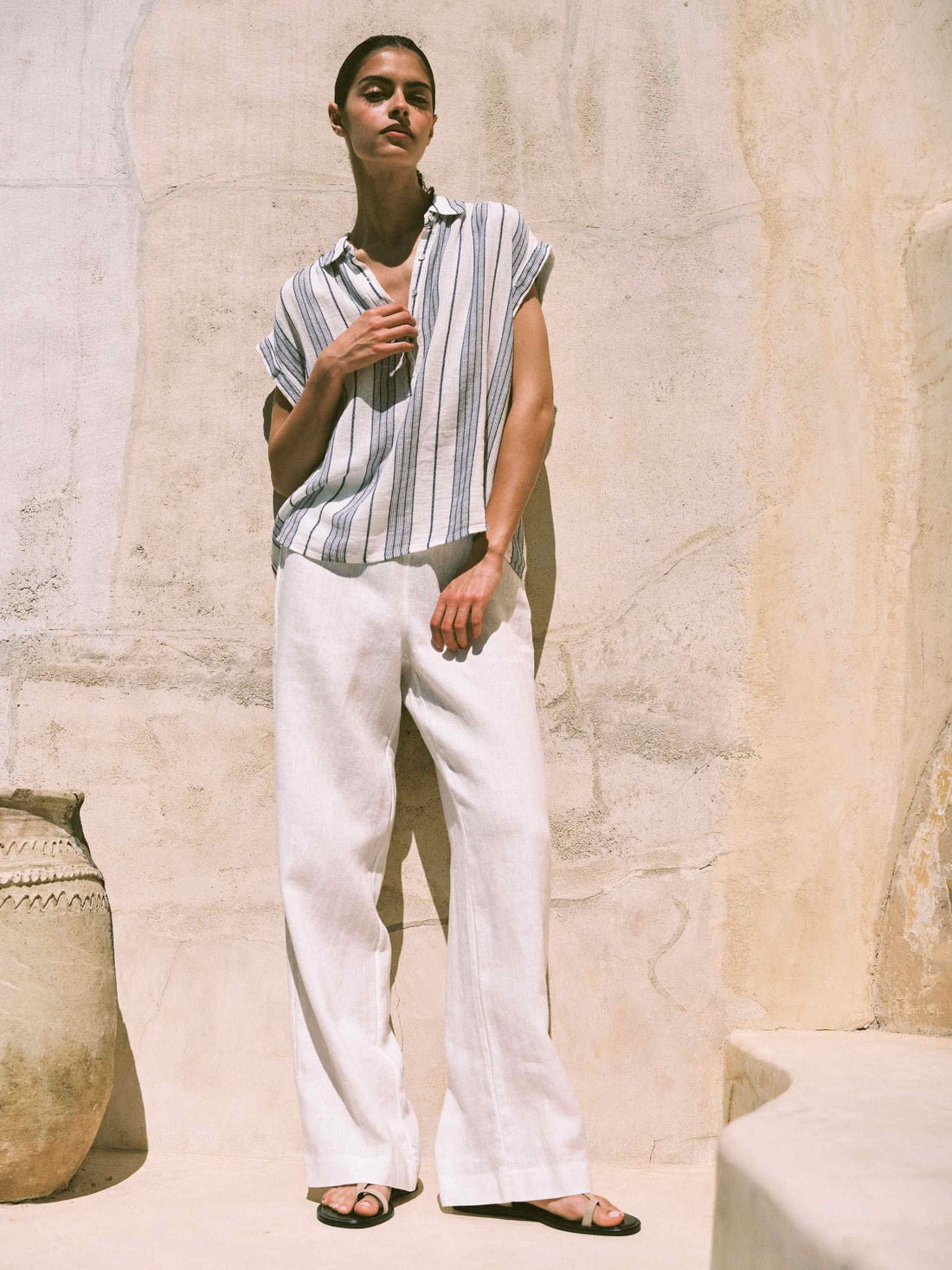 Tuscany top salino stripe