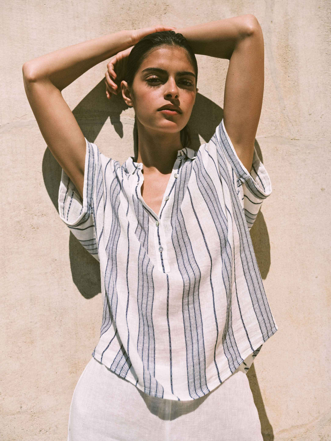 Tuscany top salino stripe