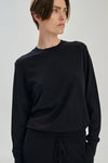 Merino crew-neck sweater off-white