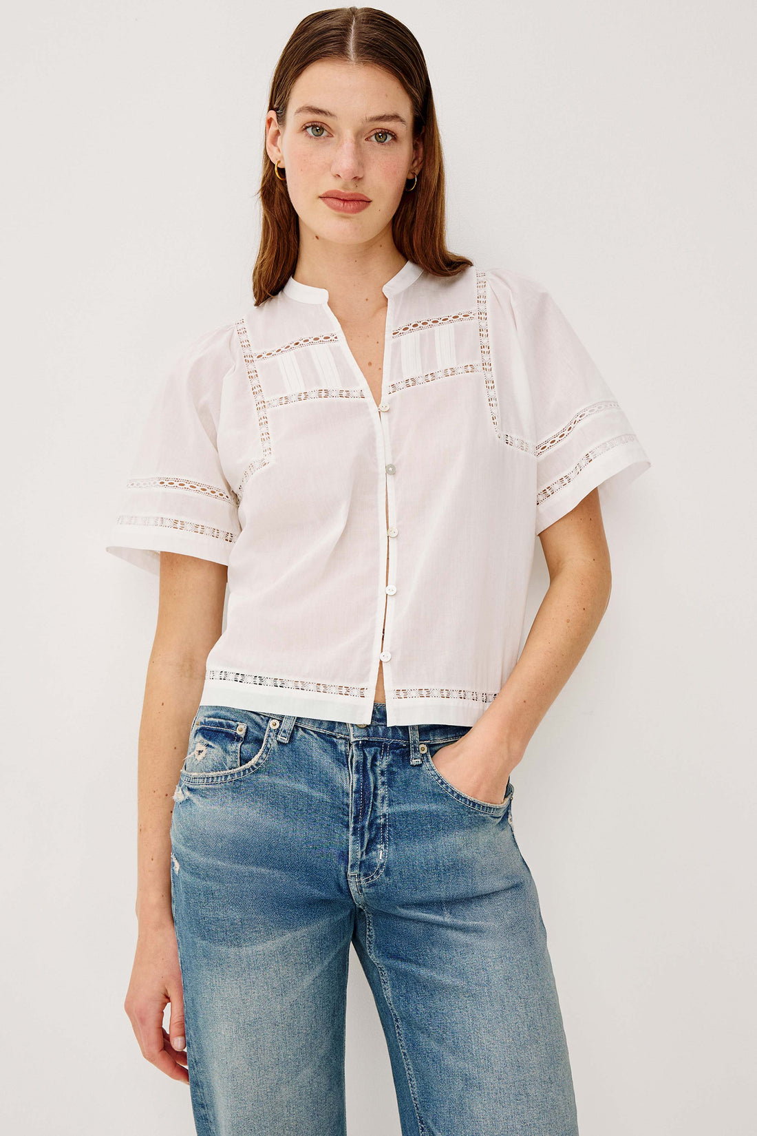 Alanis shirt blouse white