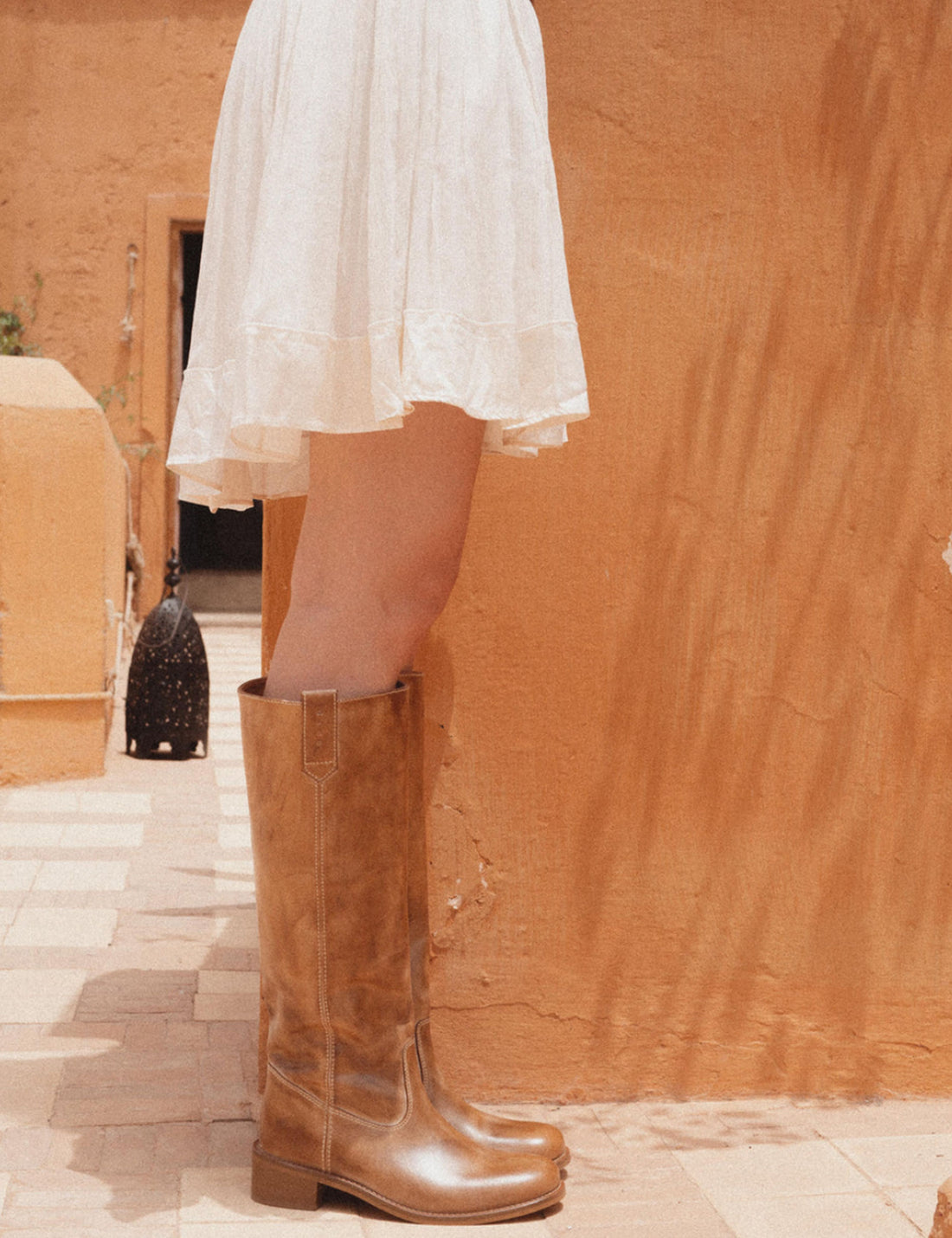 Ann gauco dark tan escovado leather