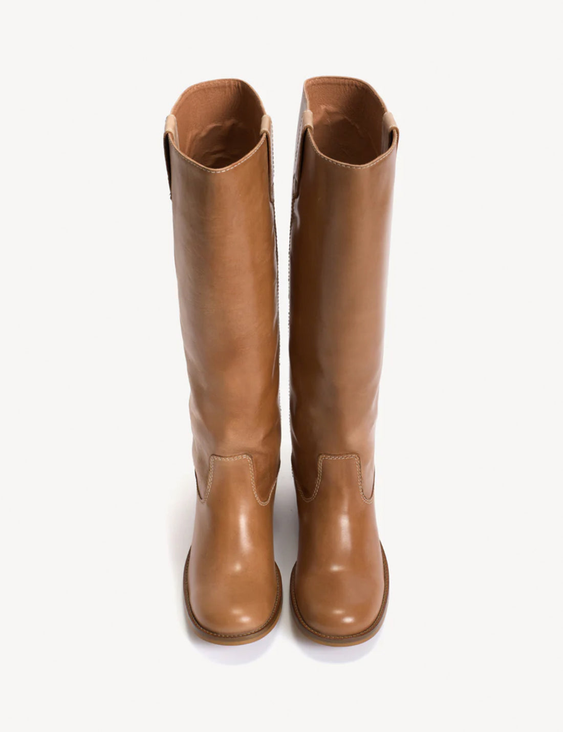 Ann gauco dark tan escovado leather