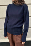Superfine lambswool crew neck green