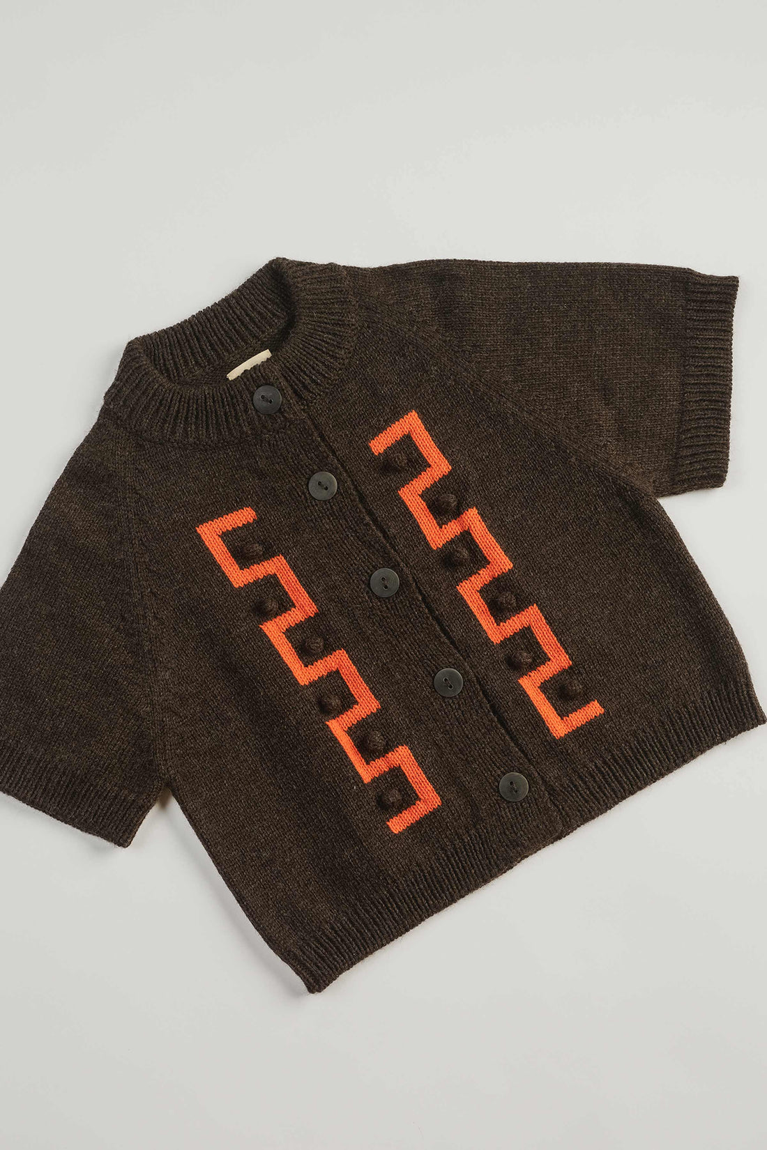 Walnut key cardigan