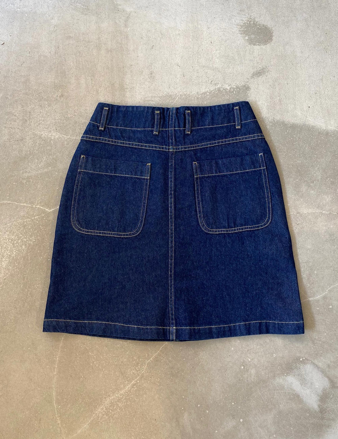 Armor Lux denim skirt