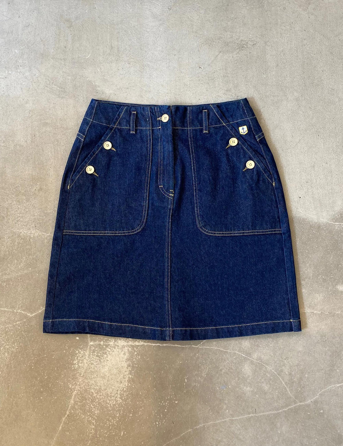 Armor Lux denim skirt