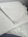 Duvet and pillow set white