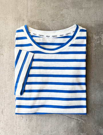 Liu short sleeve t-shirt red/cream stripe
