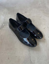 Greta mary janes chocolate  patent leather