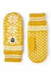 Isvik mittens grey/off-white