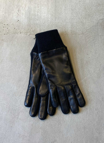 Jeanne leather gloves black