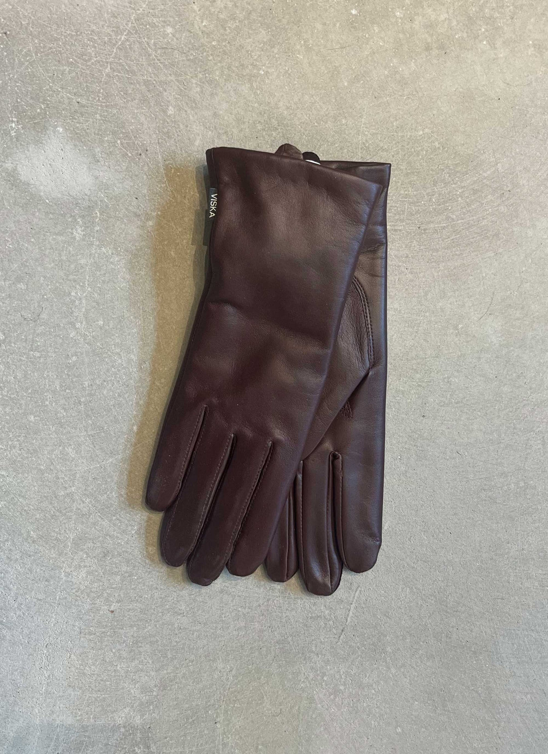 Kvist leather gloves chestnut