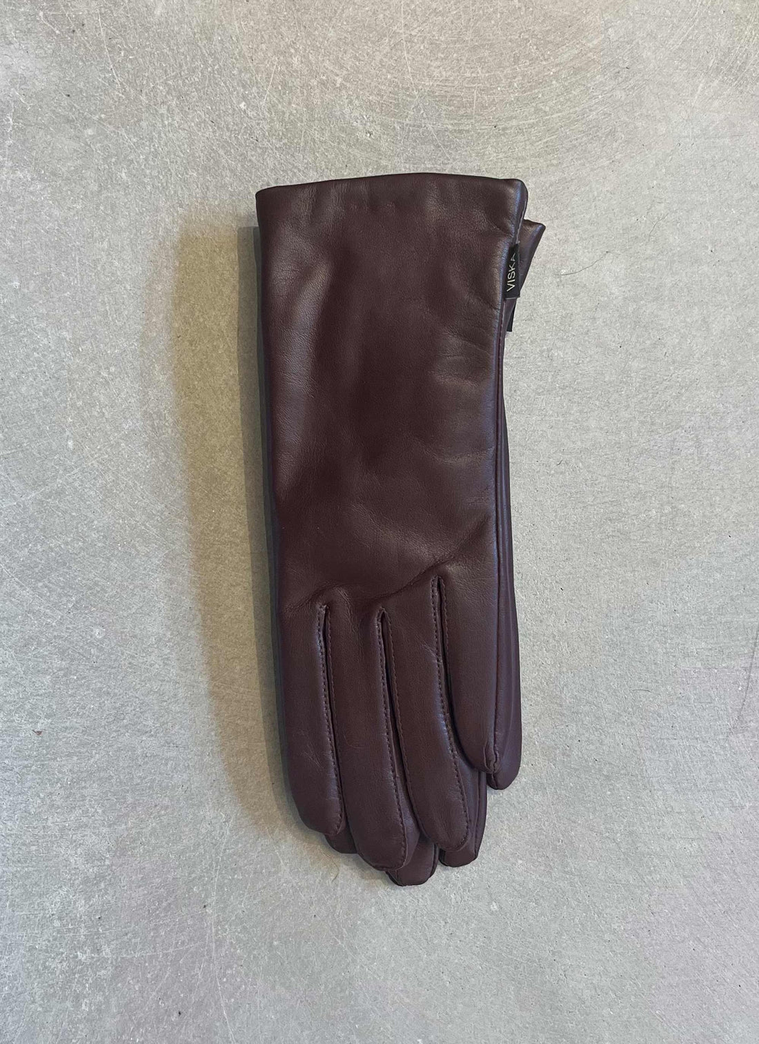 Kvist leather gloves chestnut