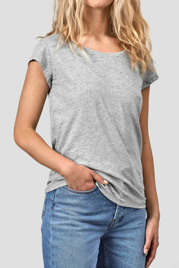 Liu short sleeve t-shirt grey melange