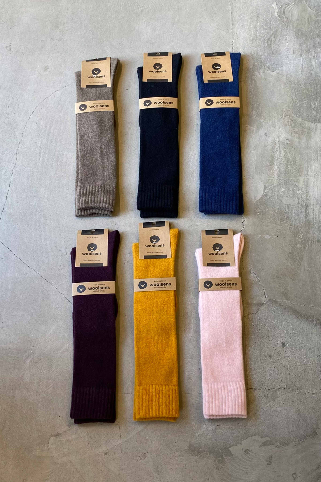 London knee-high sock mustard