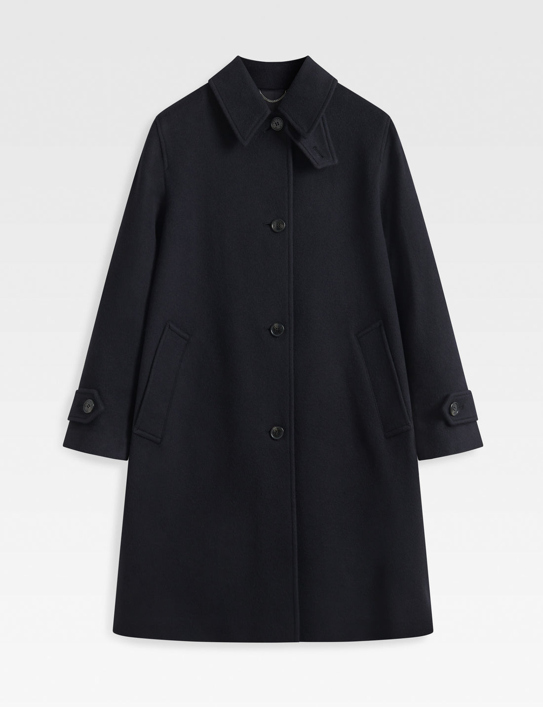 Banton wool/cashmere coat navy