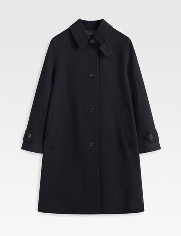 Banton wool/cashmere coat navy