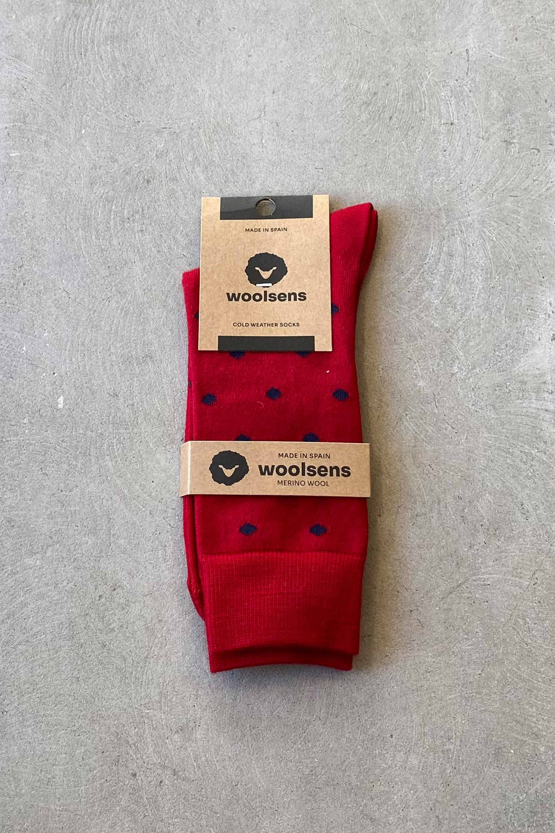 Manhattan sock red/blue diamonds