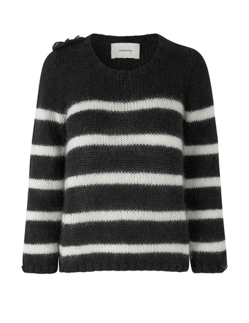 Norma knit black/off white