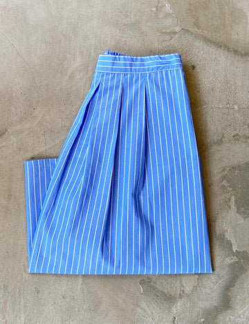 Penelope skirt light blue/white stripe