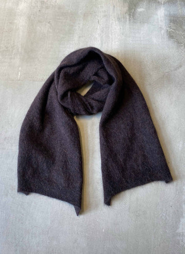 Nora scarf dark brown